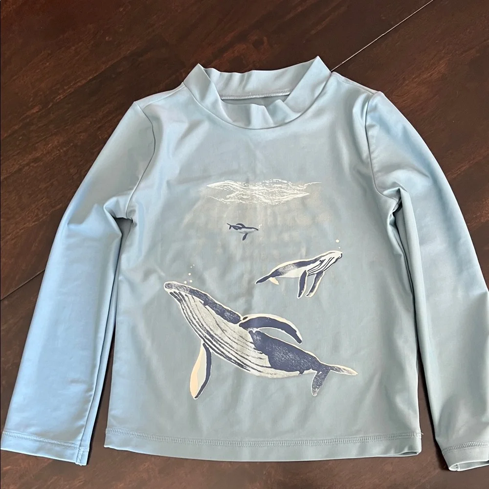 Carter's Aqua Whale Rashguard Set - Picture 3 of 8